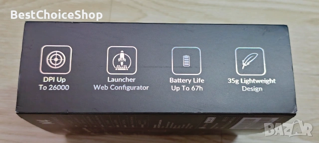Безжична оптична мишка Keychron M4 - 8K опресняване - Bluetooth 5.3 / 2.4 GHz / USB връзка, снимка 6 - Клавиатури и мишки - 55167316