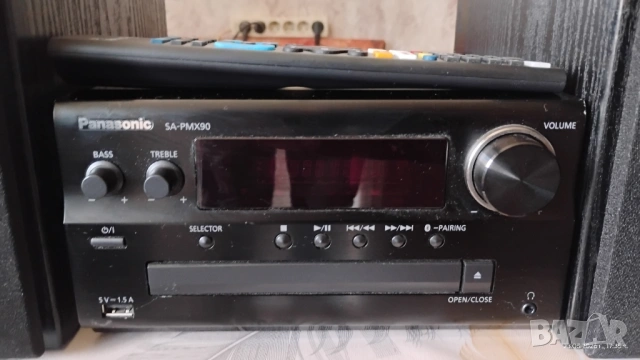 Panasonic SC-PMX90 Hi-Res Audio System / CD,USB,Bluetooth ,TV / + оригиналните 3-лентови колони., снимка 2 - Аудиосистеми - 54653914