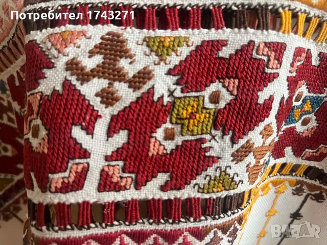 Битова покривка, снимка 5 - Антикварни и старинни предмети - 55316042