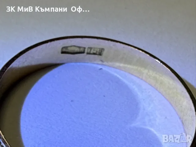 Златна халка - 1.9гр. - 18К, снимка 2 - Пръстени - 55626172