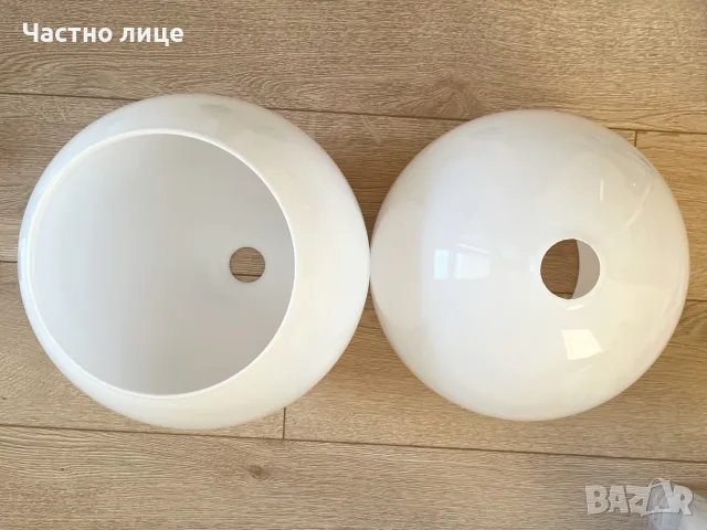 Стъклен абажур IKEA JAKOBSBYN, снимка 7 - Лампи за таван - 55595262