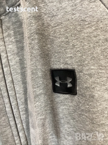 Суичър Under Armour Rival Full Zip Hoodie XL - Сив - Оригинален Суитшърт с Качулка, снимка 4 - Суичъри - 54828116
