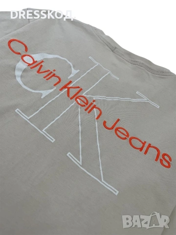 Calvin Klein Jeans оригинална мъжка тениска, 2XL размер, снимка 4 - Тениски - 54478346