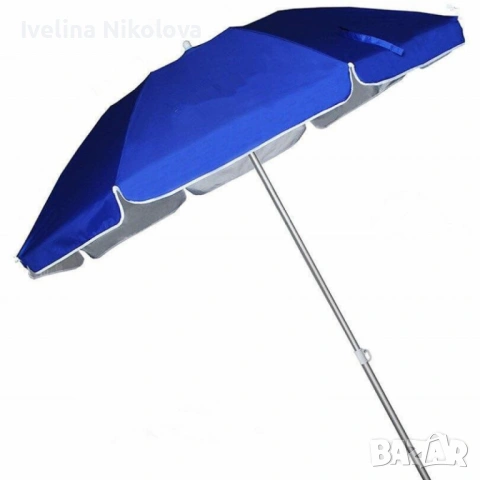 Плажен чадър Muhler с  UV защита, размери 180 x 205 см.