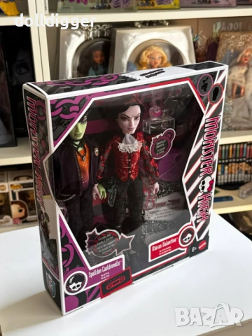 Monster High Kieran Valentine and Spelldon Cauldronello 2 Pack Doll Mattel, снимка 7 - Кукли - 54854520