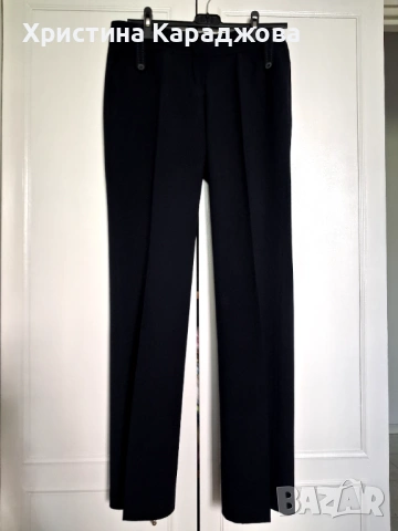 Дамски тъмно- син панталон, снимка 2 - Панталони - 54310306