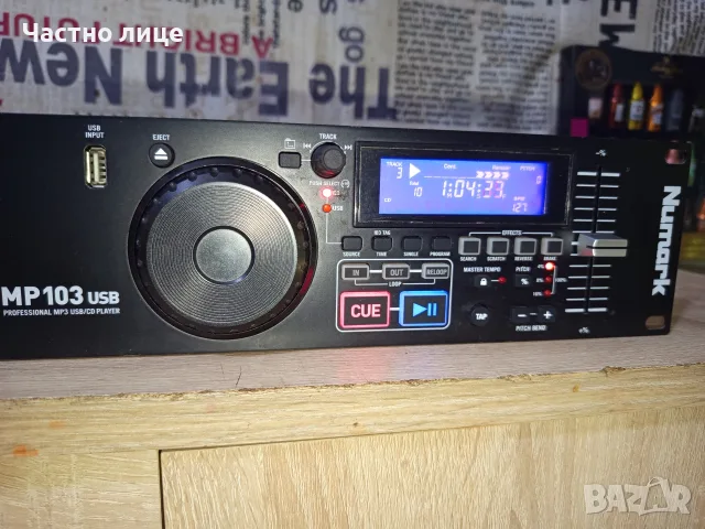 Професионален MP3 USB/СД-Плейър "Numark" MP103, снимка 3 - Ресийвъри, усилватели, смесителни пултове - 55416326