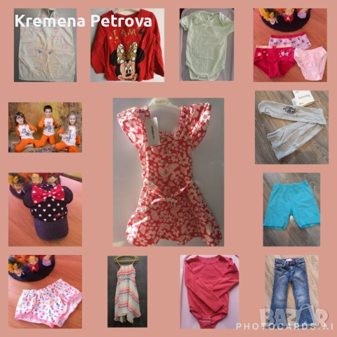  Дрешки за сезон Пролет -Лято, размер 98/104, 3-4 години