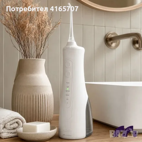 Безжичен зъбен душ с UV стерилизация, 5 режима и USB-C зареждане, снимка 5 - Други - 55624745