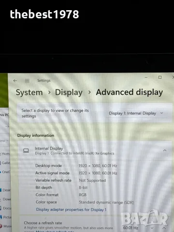 15.6 Acer Green A315`Core i7-1255U/12GB DDR4/512GB NVMe/Full HD IPS/Батерия 8ч, снимка 10 - Лаптопи за работа - 55609695