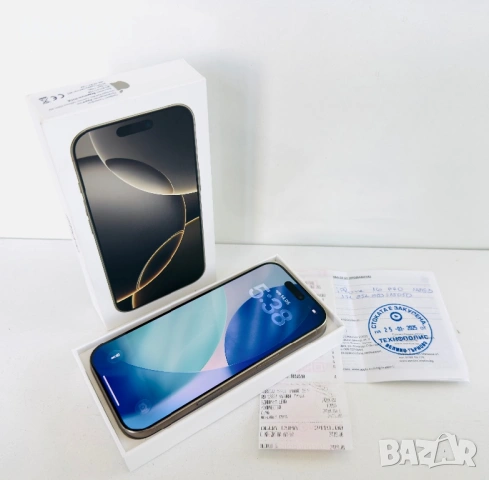 НОВ! iPhone 16 Pro 128GB Natural Titanium ГАРАНЦИЯ!, снимка 2 - Apple iPhone - 54600943