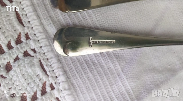 Английски посребрени прибори за сервиране, снимка 6 - Прибори за хранене, готвене и сервиране - 54058177