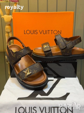 Louis Vuitton Нови Дамски Сандали Луи Витон Различни Цветове , снимка 8 - Сандали - 54650002