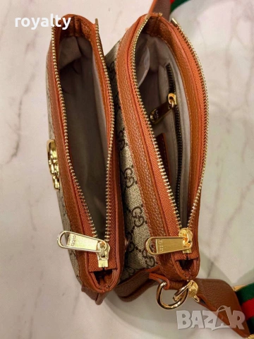 Gucci Нова Дамска Кожена Чанта Гучи Различни Цветове , снимка 14 - Чанти - 55082928