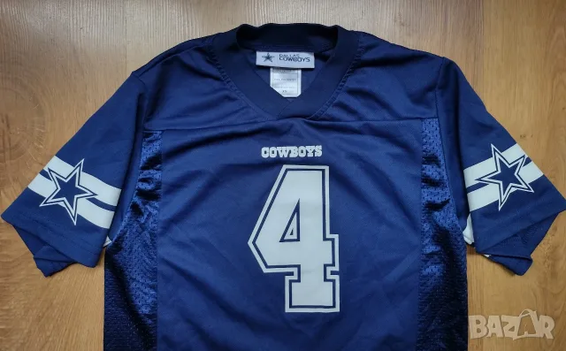 NFL / Dallas Cowboys #4 Dak Prescott - Jersey детско, снимка 2 - Детски тениски и потници - 55605396