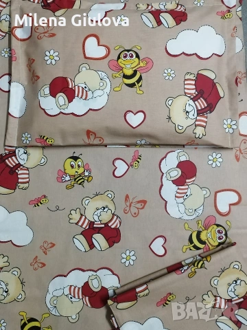 Детско спално бельо Ранфорс за кошара, снимка 3 - Спално бельо - 54247146