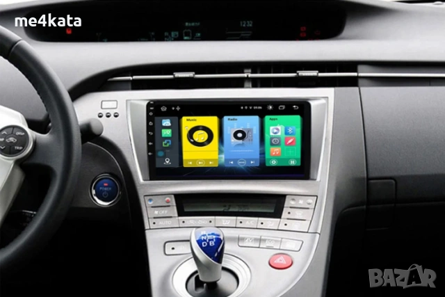 9-инчова мултимедия за Toyota Prius XW30 (2009-2015) + Подарък камера, снимка 6 - Аксесоари и консумативи - 54861232