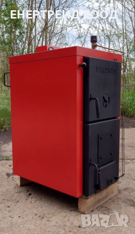 Чугунен котел на твърдо гориво Виадрус/Viadrus U22 5D 30 kW , снимка 6 - Отоплителни печки - 54660940