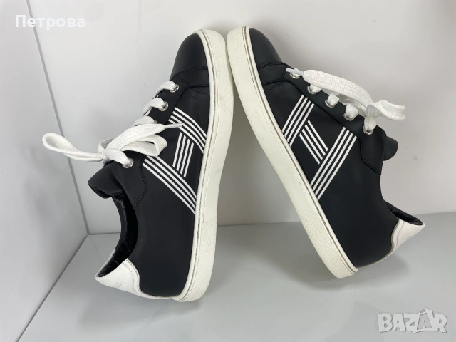 Hermes Кожени маратонки 37 Оригинал, снимка 7 - Маратонки - 54970147