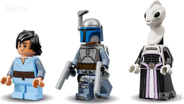 НОВО ЛЕГО 75433 Стар Уорс-Звездният кораб на Джанго Фет LEGO 75433 Star Wars-Jango Fett's Starship , снимка 2 - Конструктори - 54039673