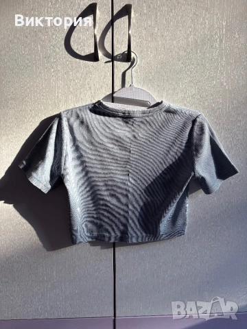 Кроп топ блуза - Zara , снимка 2 - Тениски - 54728540