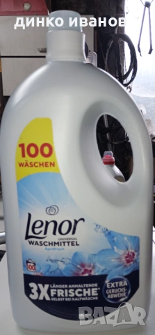 Белгийски течен перилен препарат Lenor 100 пранета