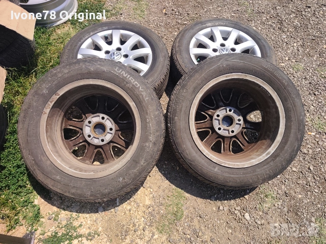 ПРОМОЦИЯ АЛУМИНИЕВИ ДЖАНТИ от VW GOLF 5 5x112 15цола.Отлично състояние, снимка 7 - Гуми и джанти - 55179669