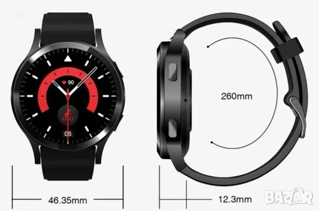 Спортен смарт часовник Watch F8,пълен сензорен екран,спорт,фитнес, силикон Bluetooth, снимка 3 - Смарт часовници - 55070582