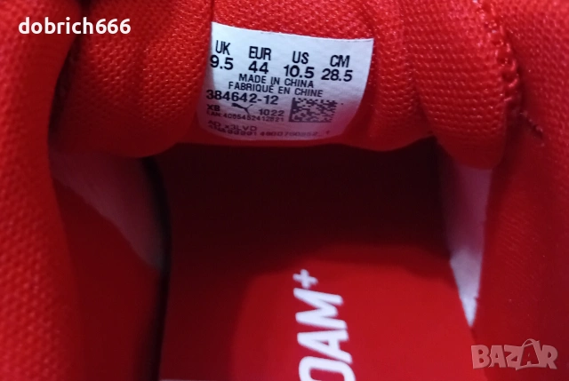 Червени маратонки Puma 44 номер 28.5см 40 евро, снимка 5 - Маратонки - 54058023