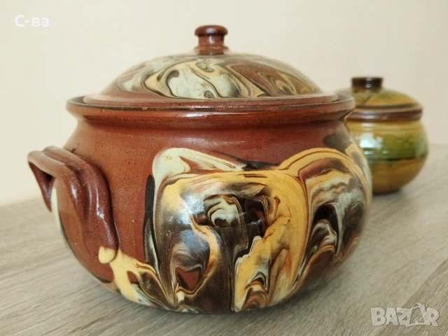 Гювеч - керамичен , снимка 3 - Съдове за готвене - 54581682