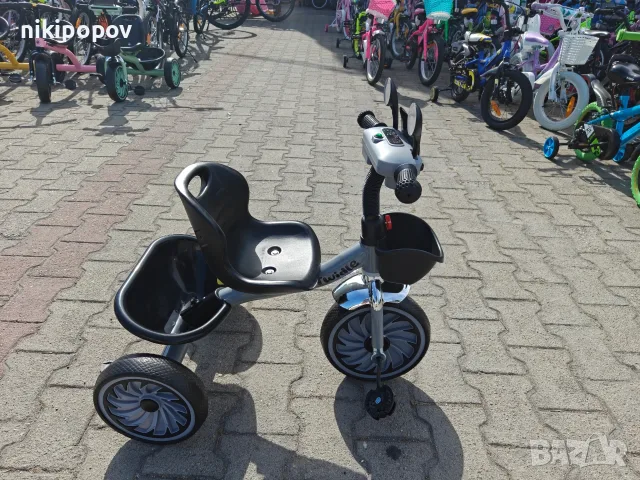 BYOX Триколка TWIDDLE сив, снимка 2 - Детски велосипеди, триколки и коли - 55440797