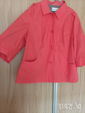 Макси памучно сако Ulla Popken , снимка 2 - Сака - 54004004