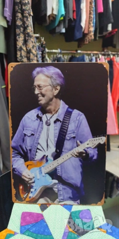 Eric Clapton-метална табела(плакет), снимка 2 - Китари - 55247214