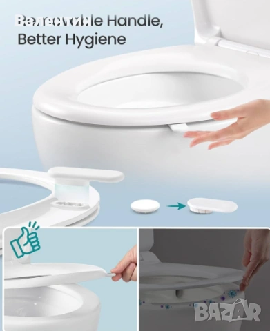 Тоалетна чиния O-shape soft close, снимка 7 - Други стоки за дома - 54532603