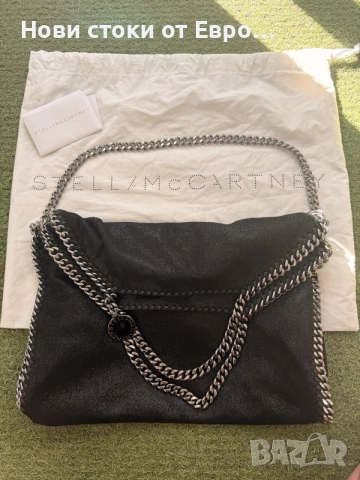 Оригинална чанта Stella McCartney Falabella Fold-Over Tote Bag със сертификат и нито една забележкa, снимка 2 - Чанти - 55388877