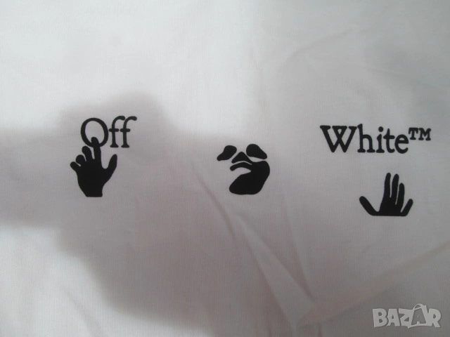 Off White маркова тениска размер XXL., снимка 2 - Тениски - 54485051