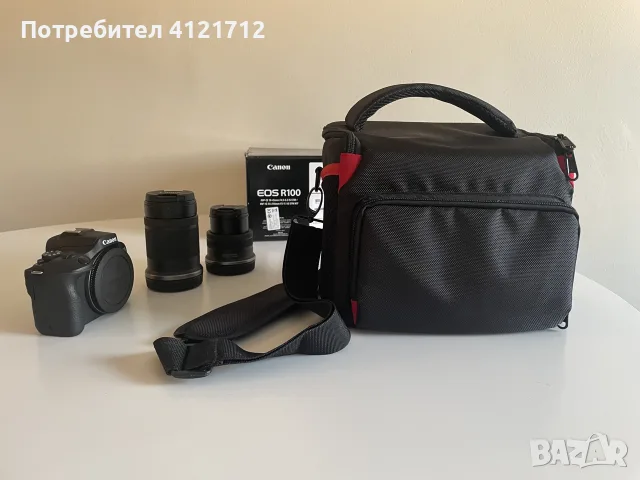 Фотоапарат CANON EOS R100 + аксесоари, снимка 7 - Фотоапарати - 55640925