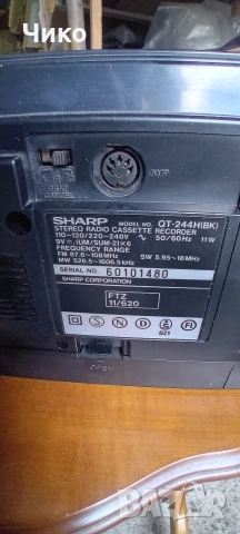Японски радиокасетофон SHARP, снимка 7 - Антикварни и старинни предмети - 55174188