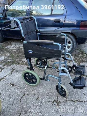 Ръчна инвалидна количка згаваемо DAUS, снимка 2 - Инвалидни колички - 54171218