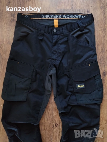 Snickers 6803 AllroundWork Stretch Trousers without Knee Pockets - мъжки работни панталони КАТО НОВИ, снимка 2 - Спортни дрехи, екипи - 55088151