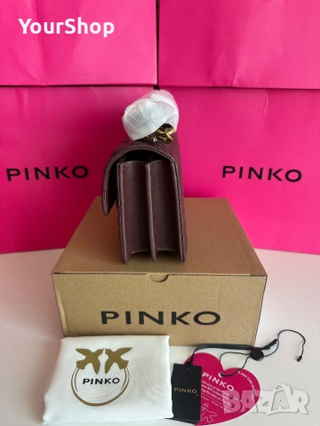 PINKO Small Chevron Love Bag One – оригинална чанта | НОВА, снимка 7 - Чанти - 54048293