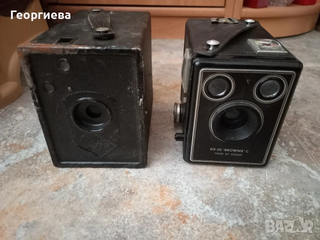 Два стари фотоапарата , снимка 4 - Фотоапарати - 54823732