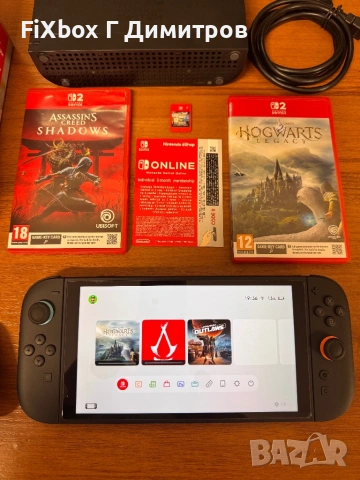 Nintendo switch 2 с 3 игри и 3м онлайн , снимка 2 - Nintendo конзоли - 54758156