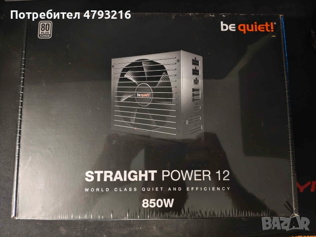 Be quiet Straight power 12 Platinum PCI 5.1 ATX 3.1 10г гарнация
