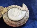 Възрожденски сребърни пафти със седеф. , снимка 7