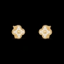 Van Cleef & Arpels VCA Gold Diamonds Vintage Alhambra Clips Clover Дамски Обеци, снимка 8
