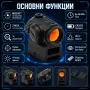 Малък бързомер SIG SAUER прицел мерник за лов пушка еърсофт пистолет пикатини стойка релса 2MOA 1x, снимка 2