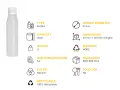 HDPE бутилка 35 мл с капачка, натурална, R15, снимка 2