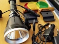 Фенер за лов BLQ 2888 -T6 (6W) CREE с два акумулатора, снимка 5