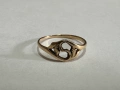 Златен дамски пръстен 14K – 1,59 гр., размер 56, снимка 1